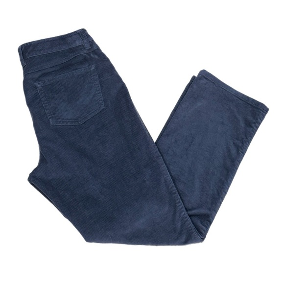 Garnet Hill Gray Straight Leg Corduroy Pants Womens Size 10P Effortless Chic - Picture 11 of 12